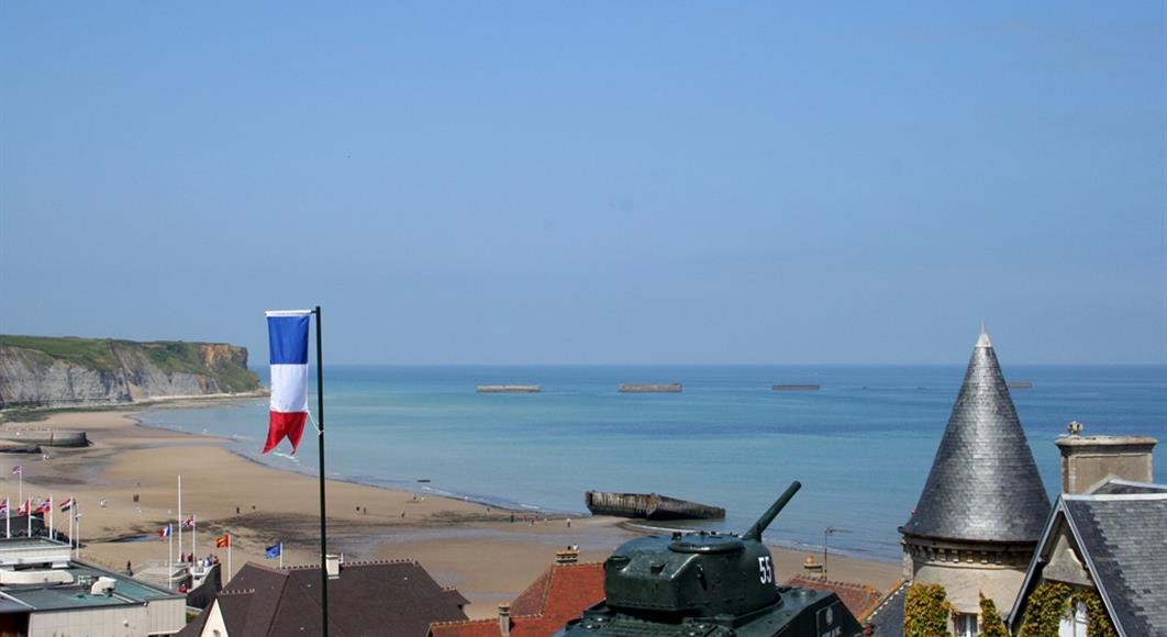 Plages du débarquement - Hotel Saint James, hôtel 3 étoiles à Trouville sur Mer, hôtel de charme en bord de mer dans le Calvados, hotel avec salon bar proche de Deauville, Cabourg, Honfleur sur la côte fleurie en Normandie
